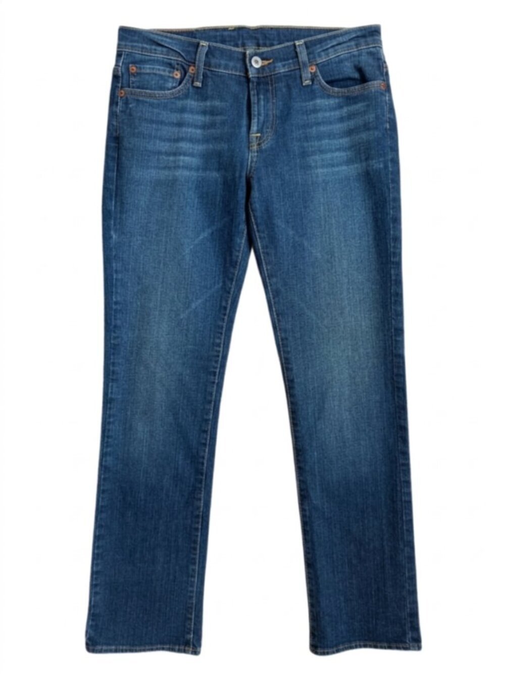 Lucky Brand Sundown Straight Jeans Womens 8/29 Blue Stretch Denim Y2K Regular